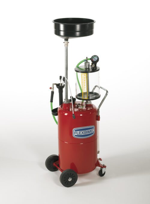 Unidade de sucção e coleta de óleo usado